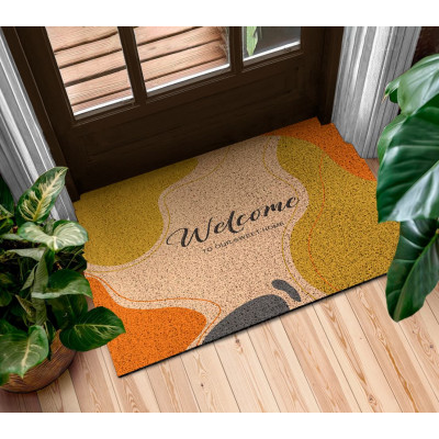 Неслизький яскравий килим, килимок для підлоги "Пляж", 40*60 см Неслизький яскравий килим, килимок для підлоги "Пляж", 40*60 см